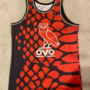 OVO Large Red and Black Tank Top